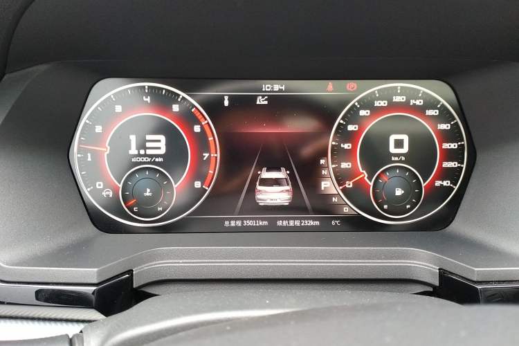 Used Venucia Star 2021 260T Automatic 48V Mild Hybrid Turbocharged Star Achieve Edition Instrument Cluster