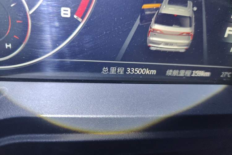 Used Venucia Star 2021 260T Automatic 48V Mild Hybrid Turbocharged Star Achieve Edition Odometer Close Up