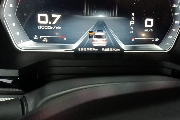Used Venucia Star 2021 260T Automatic 48V Mild Hybrid Turbocharged Star Achieve Edition Odometer Close Up