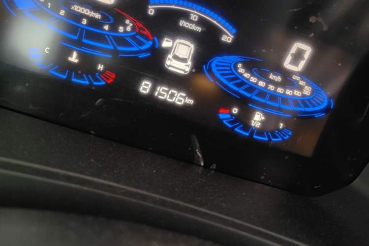 Used Venucia T60 2018 1.6L CVT Smart & Fun Version China VI Standard Odometer Close Up
