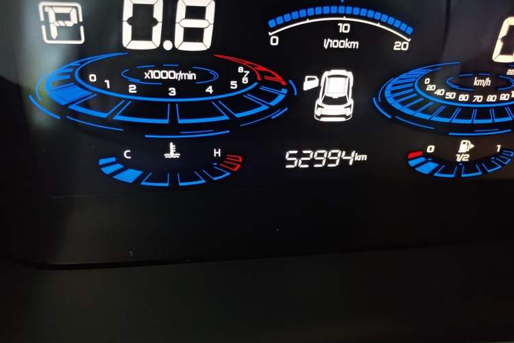 Used Venucia T60 2020 1.6L CVT Smart Enjoyment Edition China VI standard Odometer Close Up
