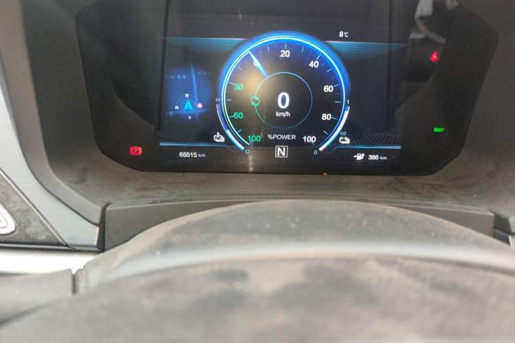 Used Venucia T60EV 2020 AI Enjoyment Model Odometer Close Up