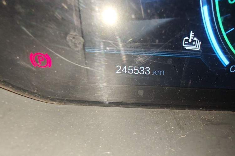 Used Venucia T60EV 2020 AI Enjoyment Model Odometer Close Up