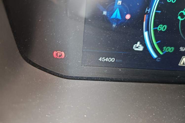 Used Venucia T60EV 2020 AI Flagship Model Odometer Close Up