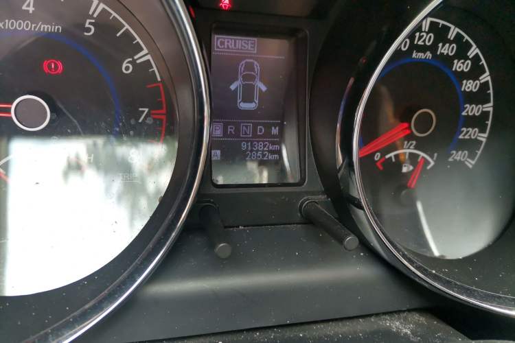 Used Venucia T70 2018 2.0L CVT Smart Enjoyment Version Odometer Close Up
