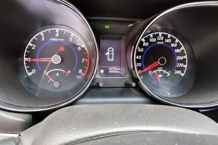 Used Venucia T70 2018 1.4T Manual Enjoyment Edition Odometer Close Up