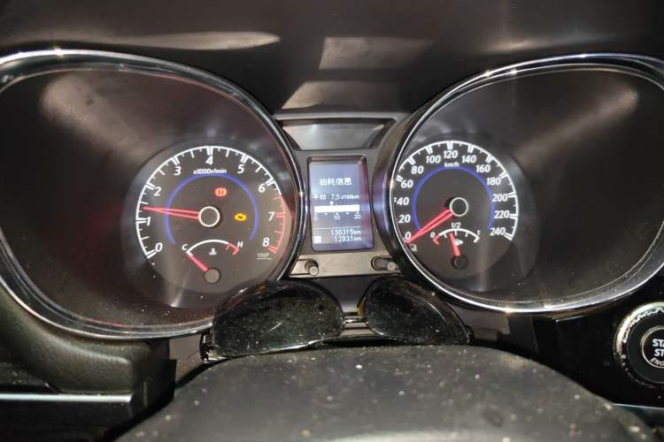 Used Venucia T70 2018 1.4T Manual Enjoyment Edition Odometer Close Up
