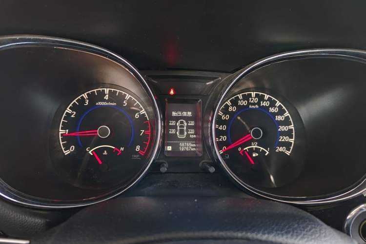 Used Venucia T70 2019 1.4T Manual Enjoyment Edition Odometer Close Up