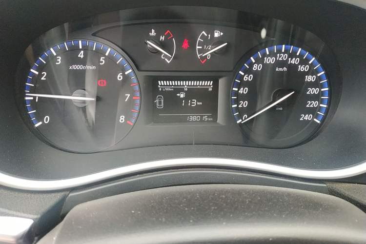 Used Venucia T90 2017 2.0L Manual ZhiShang Edition Odometer Close Up