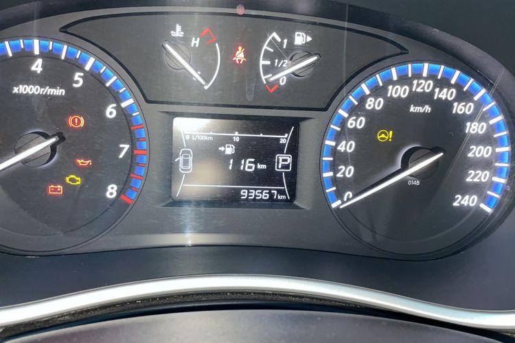 Used Venucia T90 2017 2.0L CVT Smart Edition Odometer Close Up