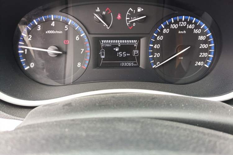 Used Venucia T90 2017 2.0L CVT Smart Edition Odometer Close Up