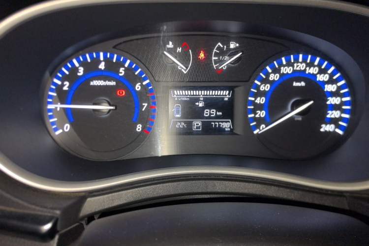 Used Venucia T90 2018 2.0L CVT Smart Connect Luxury Edition China V Standard Instrument Cluster