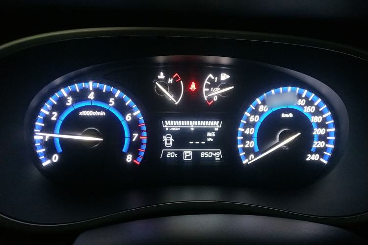 Used Venucia T90 2018 2.0L CVT Smart Connect Prestige Version China VI Standard Instrument Cluster