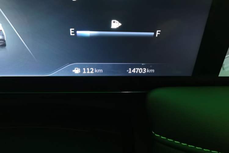 Used Venucia V 2021 260T Tianwang Edition Odometer Close Up