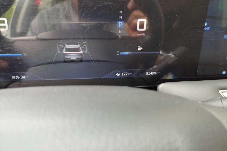 Used Venucia V 2021 260T Idol Edition Odometer Close Up