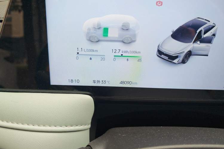 Used Venucia V DD-i 2023 110 km iE Version Odometer Close Up