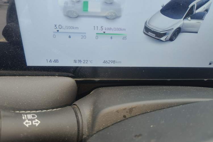 Used Venucia V DD-i 2023 110 km iE Version Odometer Close Up