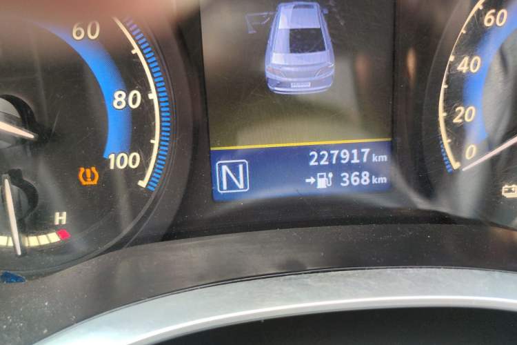 Used Venucia D60EV 2019 High-Range Comfort Edition Odometer Close Up