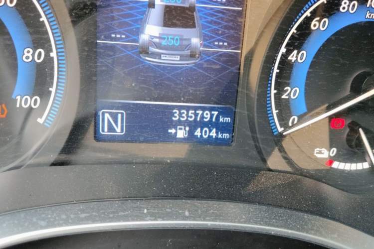 Used Venucia D60EV 2019 High-Range Travel Edition Odometer Close Up