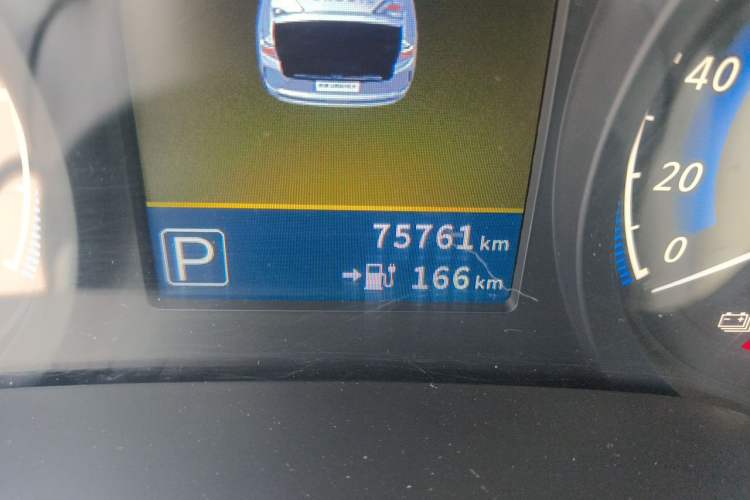 Used Venucia D60EV 2020 Standard Range Smart Drive Edition Odometer Close Up
