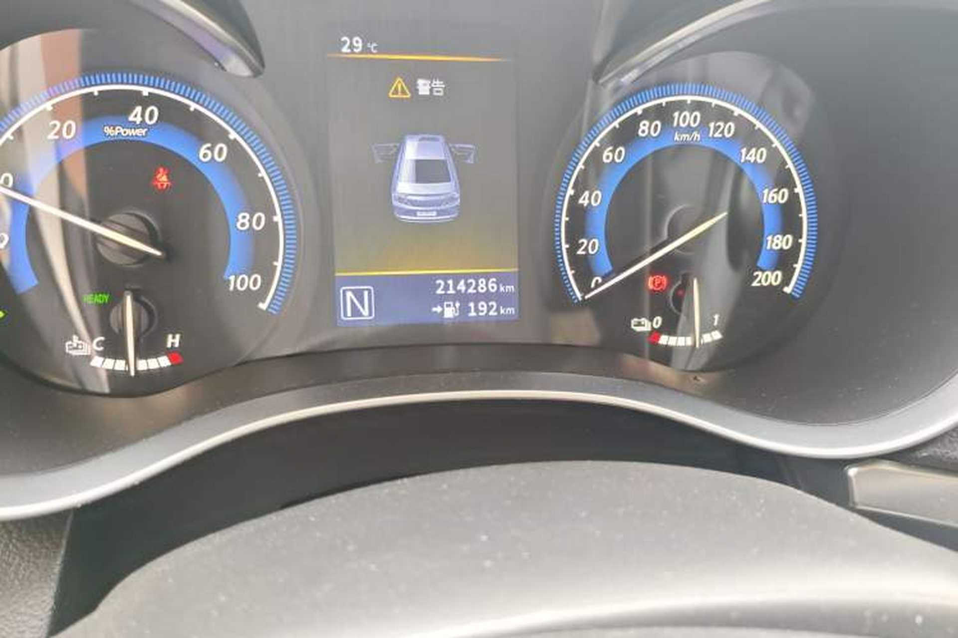 Used Venucia D60EV 2020 Standard Range Smart Drive Edition Odometer Close Up