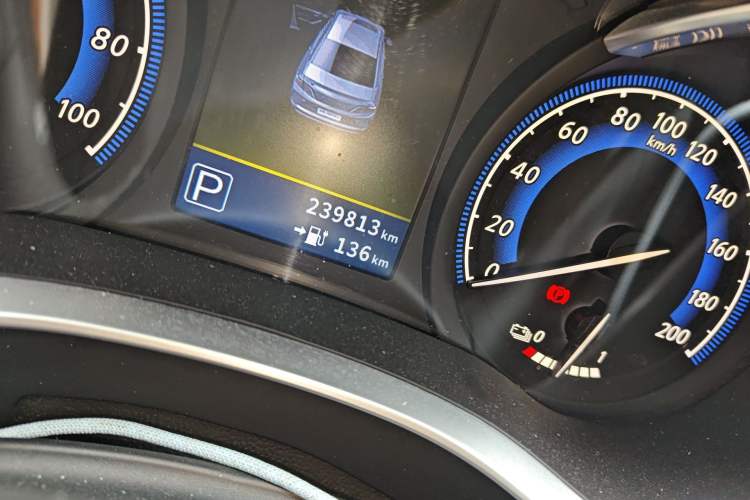 Used Venucia D60EV 2020 Standard Range Smart Drive Edition Odometer Close Up
