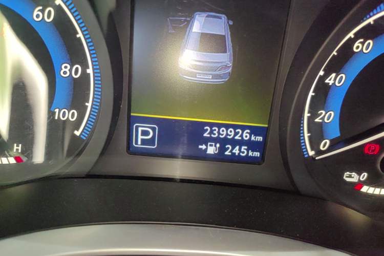 Used Venucia D60EV 2020 Standard Range Smart Drive Edition Odometer Close Up