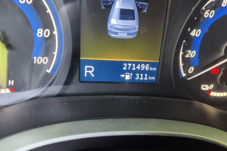 Used Venucia D60EV 2020 Standard Range T3 Odometer Close Up