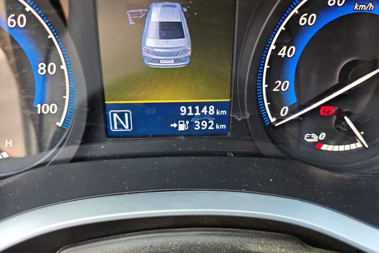 Used Venucia D60EV 2020 Standard Range Smart Drive Edition Odometer Close Up