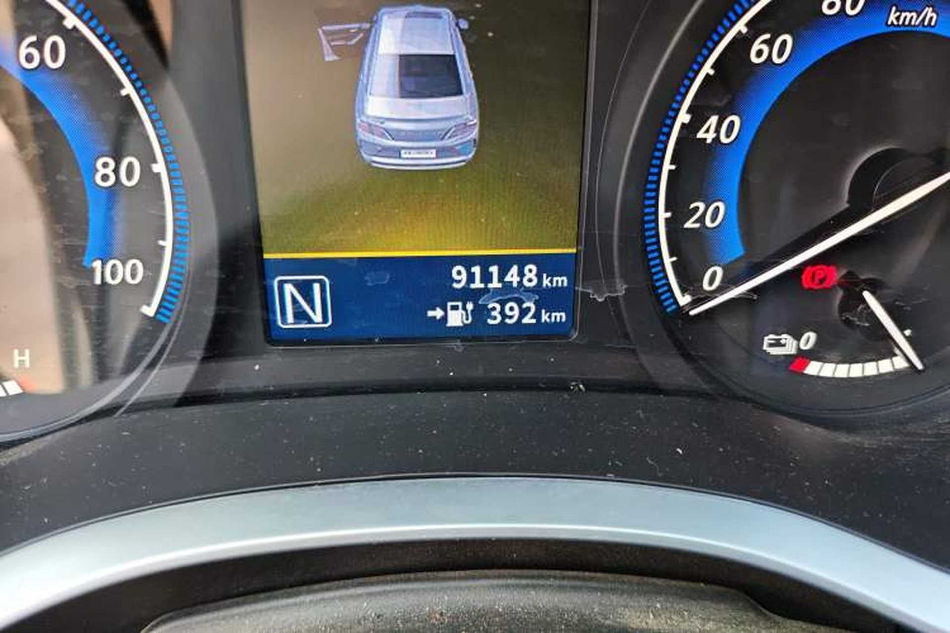 Used Venucia D60EV 2020 Standard Range Smart Drive Edition Odometer Close Up