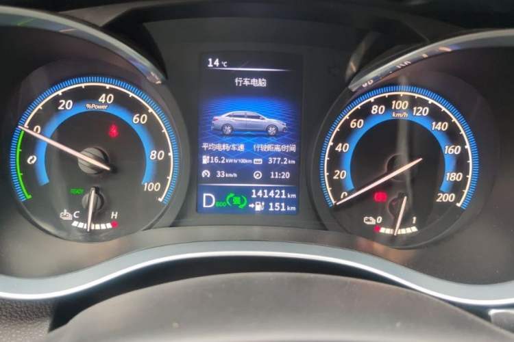 Used Venucia D60EV 2022 Standard Range Smart Drive Version Odometer Close Up