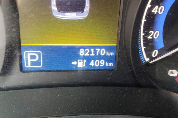 Used Venucia D60EV 2022 Standard Range Smart Drive Version Odometer Close Up