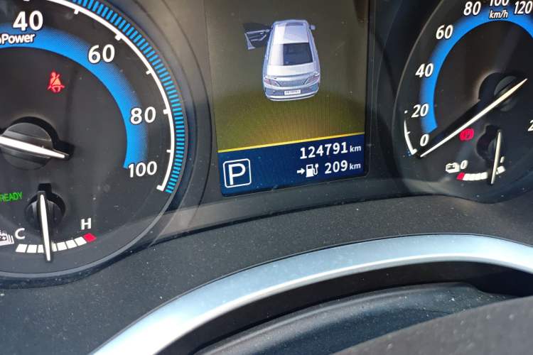 Used Venucia D60EV 2022 Standard Range Smart Drive Version Odometer Close Up