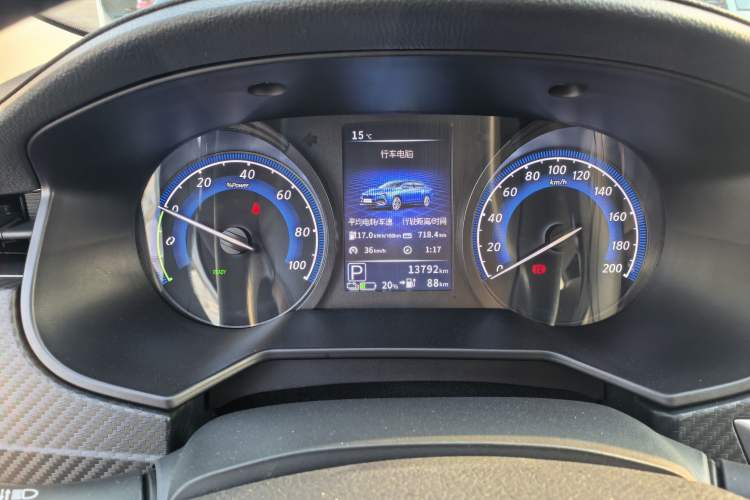 Used Venucia D60EV 2023 PLUS Comfort Edition SI Model Odometer Close Up