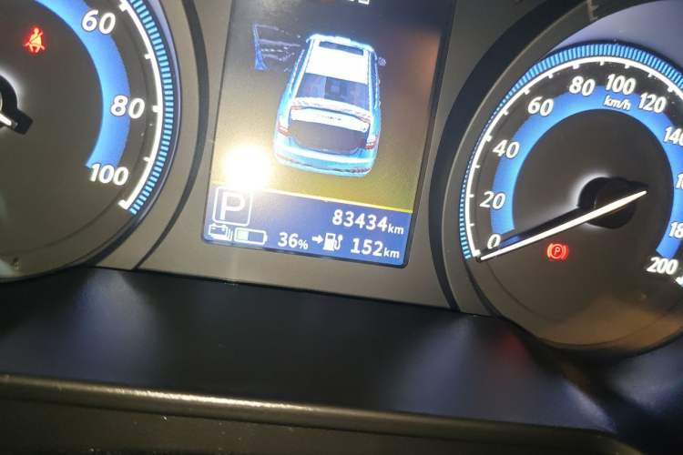 Used Venucia D60EV 2023 PLUS Comfort Edition RJ Model Odometer Close Up