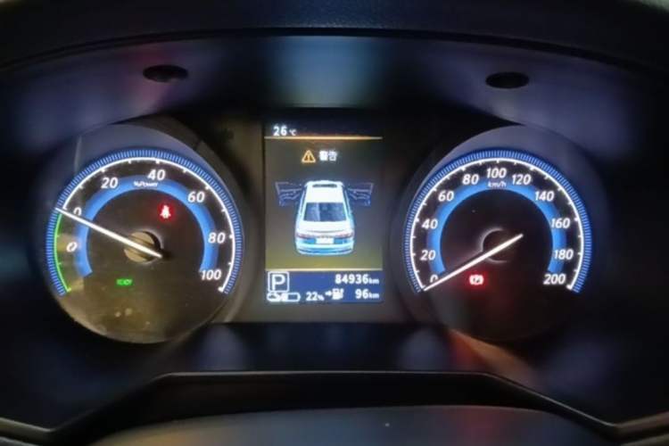 Used Venucia D60EV 2023 PLUS Comfort Edition SI Model Odometer Close Up