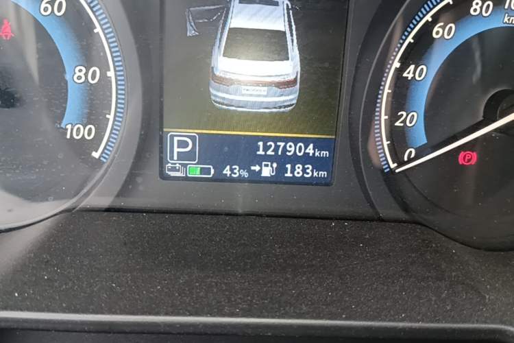Used Venucia D60EV 2023 PLUS Comfort Edition RJ Model Odometer Close Up