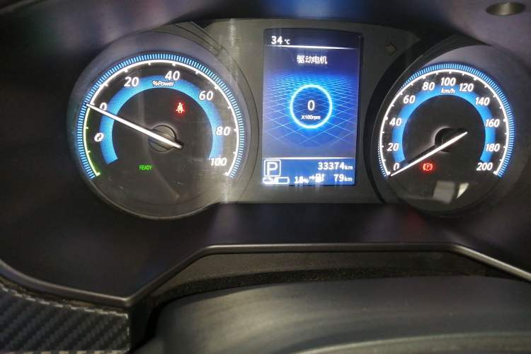 Used Venucia D60EV 2023 PLUS Comfort Edition SI Model Odometer Close Up