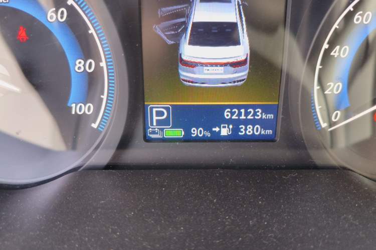 Used Venucia D60EV 2023 PLUS Comfort Edition SI Model Odometer Close Up