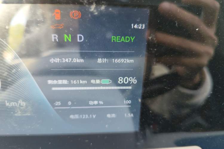 Used Vi Boma 2023 200km Luxury Edition Odometer Close Up