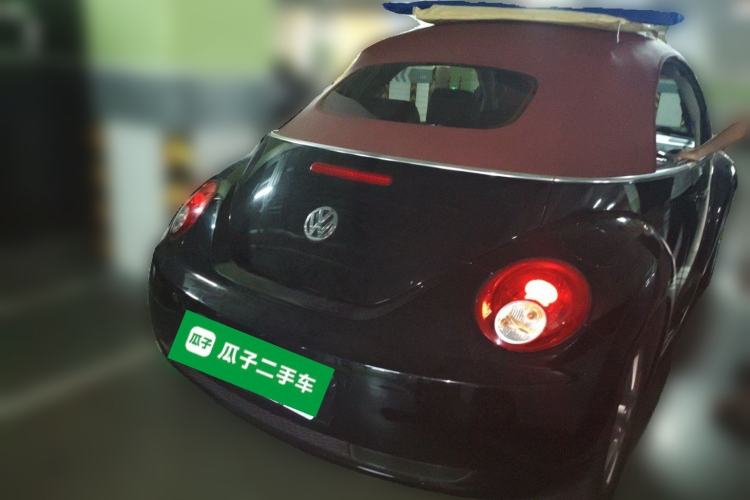 Used Volkswagen Beetle 2009 2.0 AT Top-Trim Convertible Rear Right 45 Deg