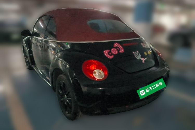 Used Volkswagen Beetle 2009 2.0 AT Top-Trim Convertible Rear Left 45 Deg