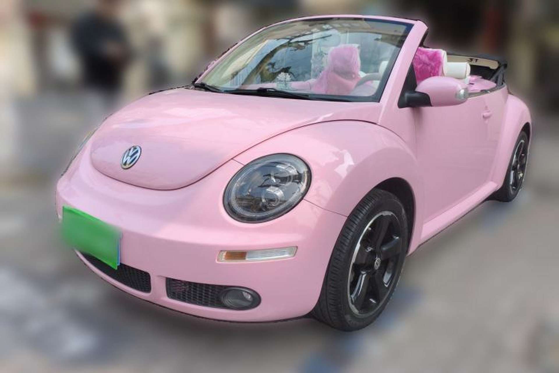 Used Volkswagen Beetle 2010 2.0 BlackOrange Convertible Luxury Edition Front Left 45 Deg