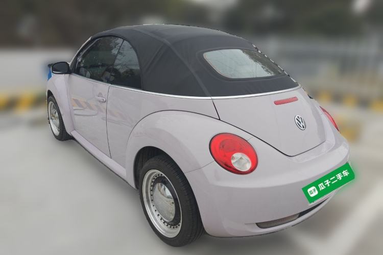 Used Volkswagen Beetle 2010 2.0 BlackOrange Convertible Luxury Edition Rear Left 45 Deg