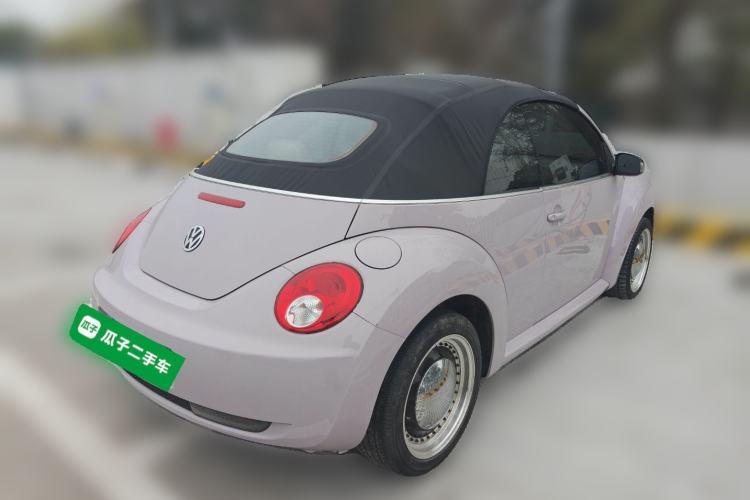 Used Volkswagen Beetle 2010 2.0 BlackOrange Convertible Luxury Edition Rear Right 45 Deg