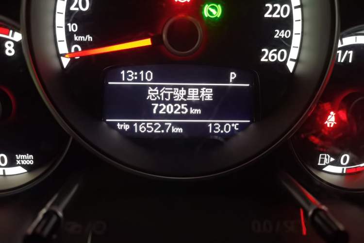 Used Volkswagen Beetle 2015 180TSI Convertible Edition Odometer Close Up