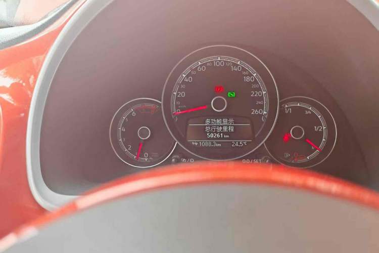 Used Volkswagen Beetle 2017 180TSI Shangle Edition Odometer Close Up