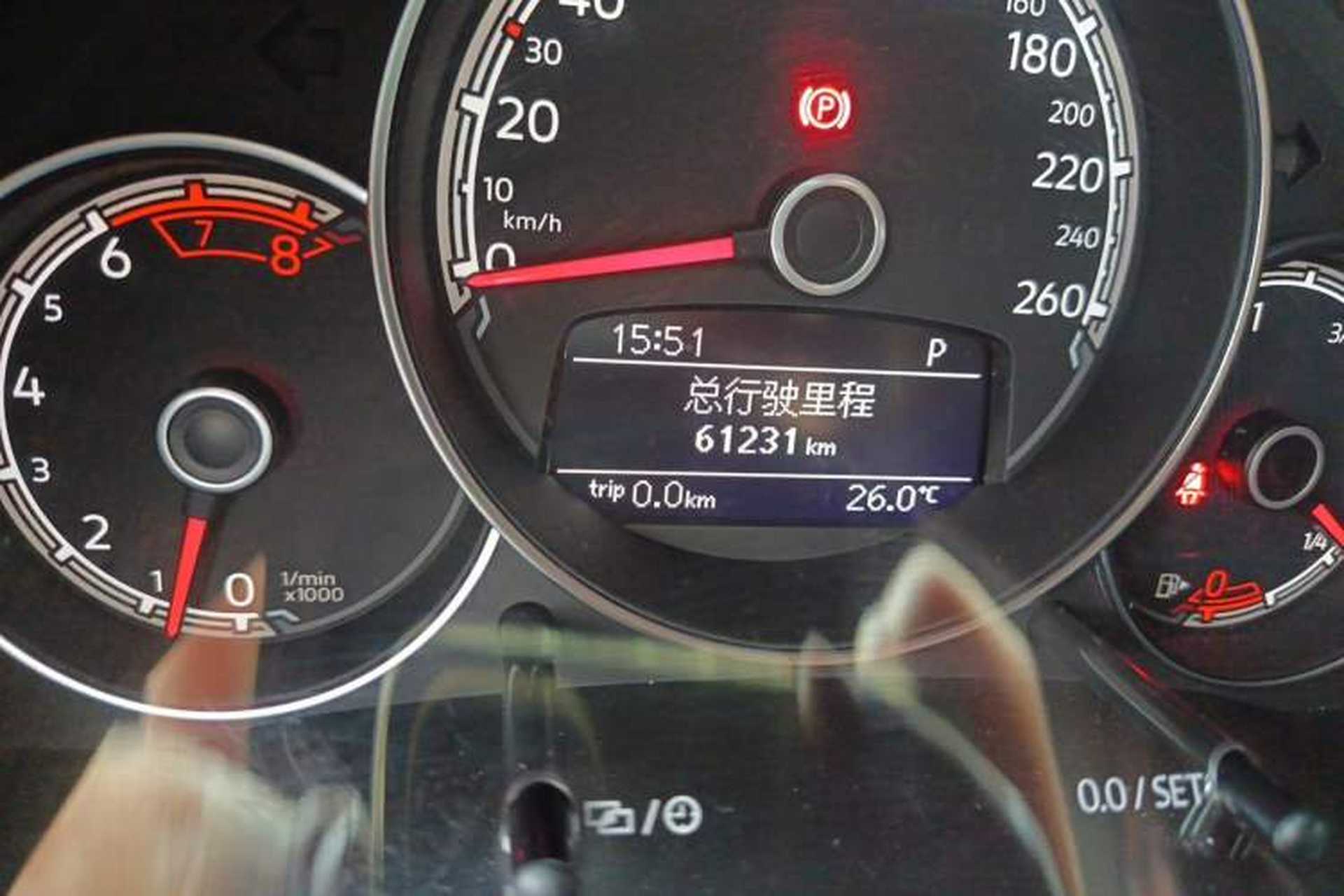 Used Volkswagen Beetle 2017 180TSI Yile Edition Odometer Close Up