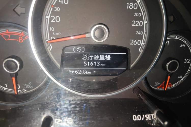Used Volkswagen Beetle 2018 180TSI Yile Model Odometer Close Up