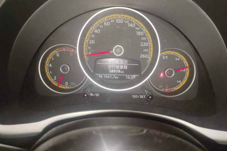 Used Volkswagen Beetle 2018 180TSI Dune Off-Road Edition Odometer Close Up